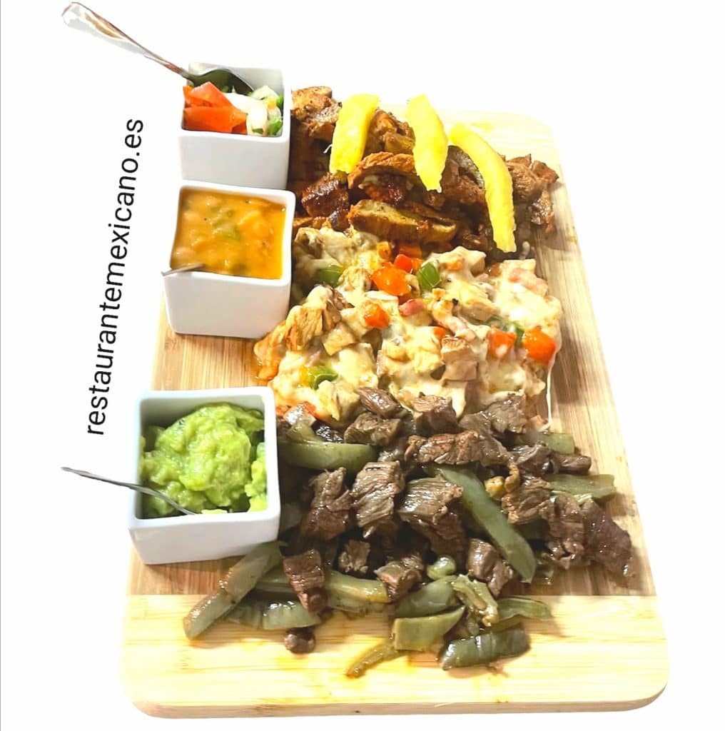 Tabla de comida mexicana