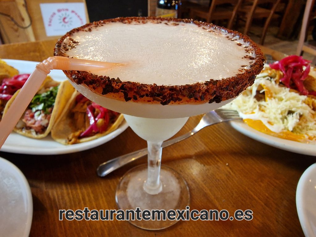 Margarita con chamoy