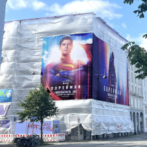 Superman stilladsbanner