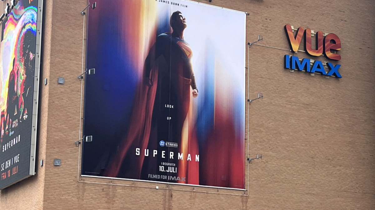 Superman facade Kalvebod