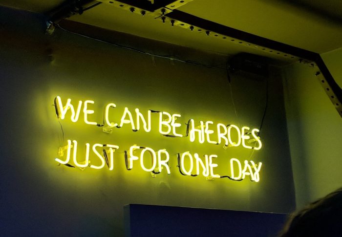 We could be heroes … Just for one day