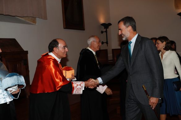 Visita de su Majestad el Rey de España a la Universidad de Salamanca.