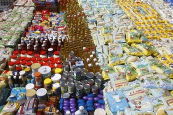 Siezed foodstuffs in the battle against hoarding