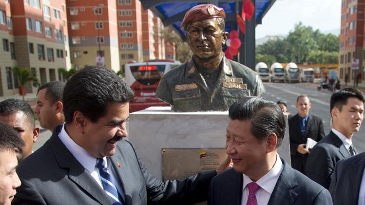 Venezuelas President Maduro and Chinas President Xi Jinping
