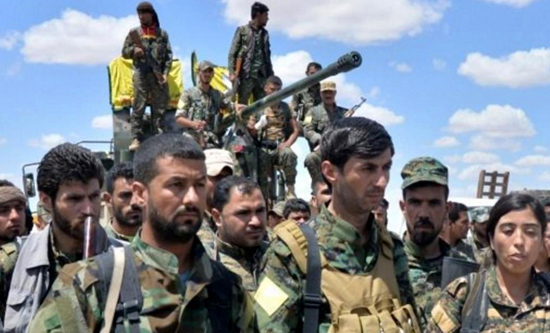 The Syrian Democratic Forces are an alliance of Kurdish Arab Turkmen and other rebels (Photo: SDF)