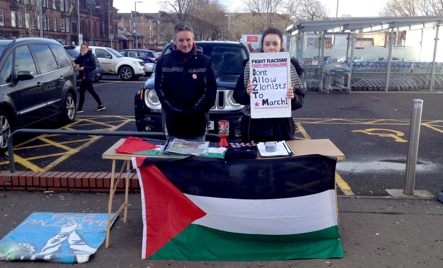dont allow zionists to march dont allow zionists to march