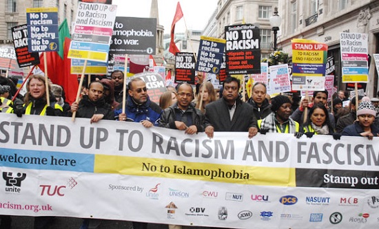 Stand Up To Racism/Unite Against Fascism counter-demonstration Stand Up To Racism/Unite Against Fascism counter-demonstration