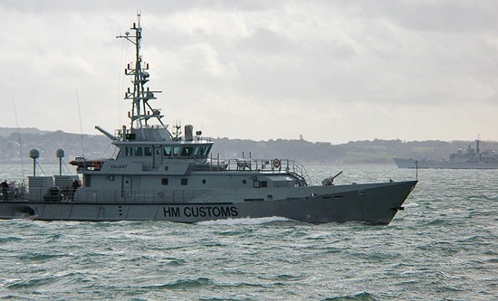 HMC Valiant, a UK Border Force patrol vessel