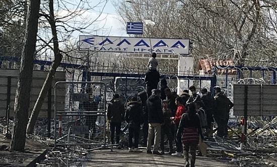 Refugees at the Turkey-Greece border