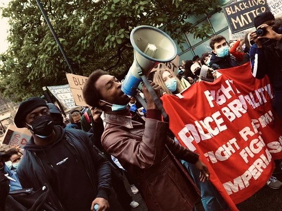 RCG at the BLM London demo 6 June