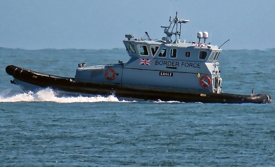 UK Border Force patrol boat HMCPV Eagle