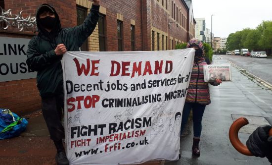 Protest against Sovereign Borders Bill, Home Office Newcastle