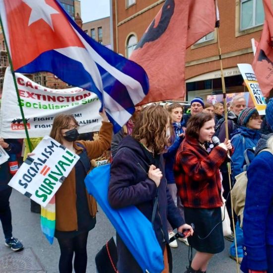 Nottingham RCG on the COP26 march for climate justice