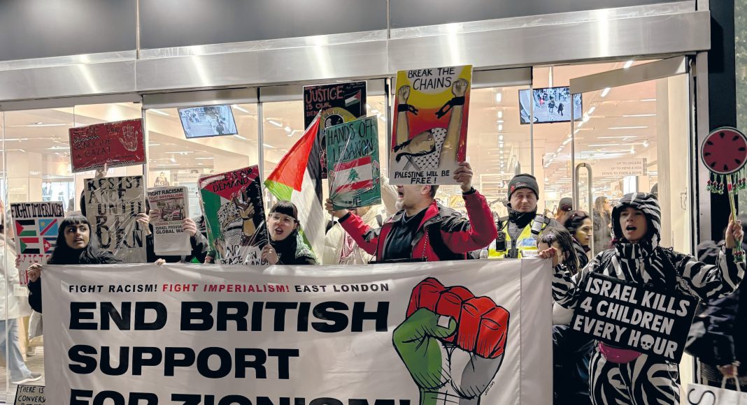 Revolutionary Communist Group protest in support of Palestine