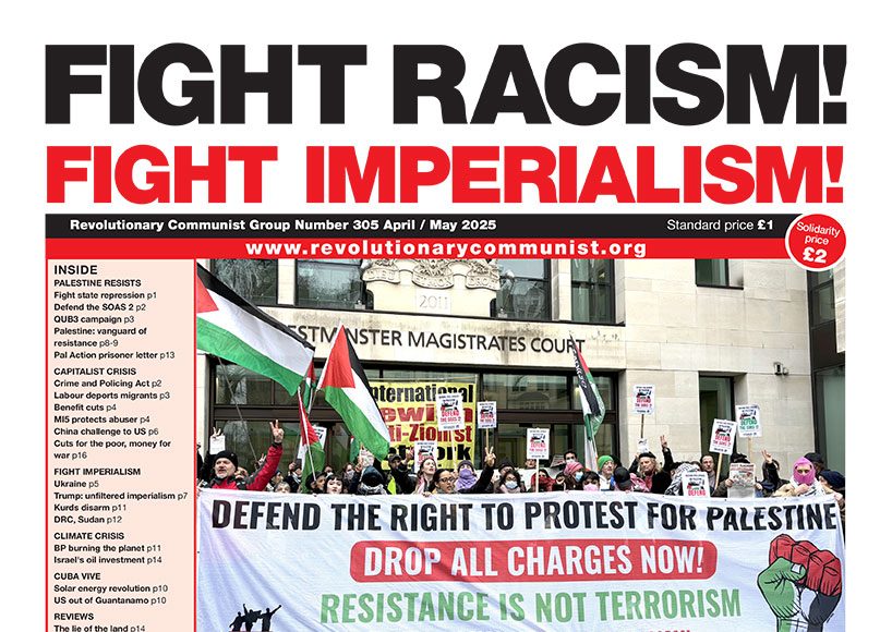 FRFI 305 April/May 2025 - Free Palestine – Fight state repression