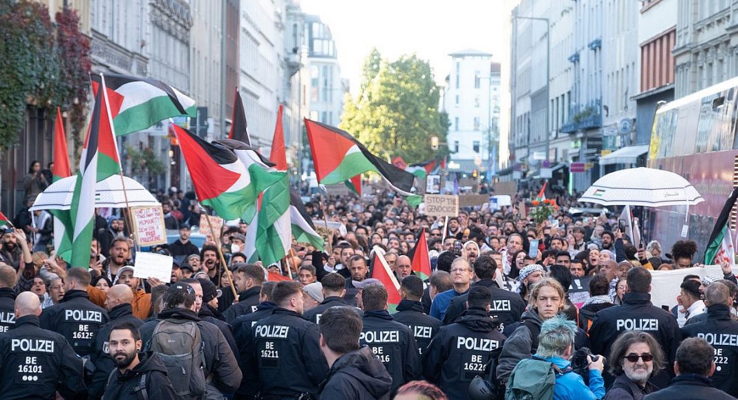 Palestine protest in Berlin, October 2023