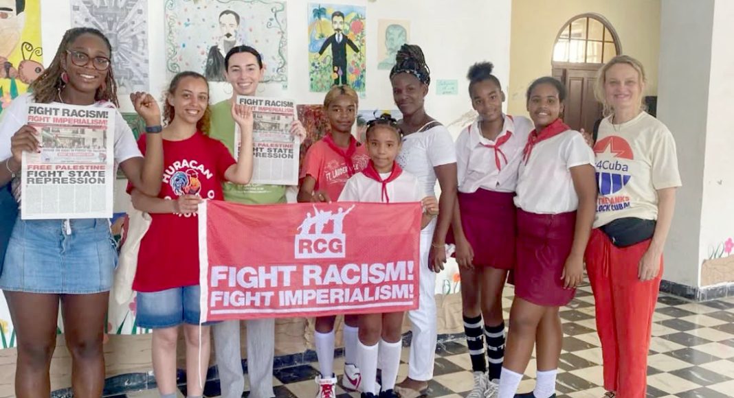 FRFI supporters at an agro-ecological community project in Guanaboca, Havana