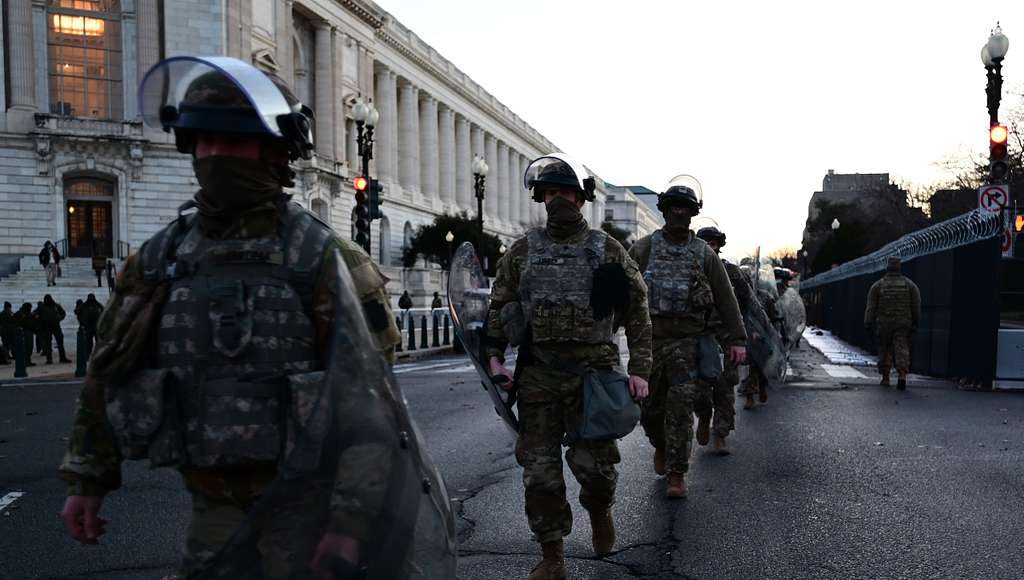National Guard Soldiers in Washington DC 2021