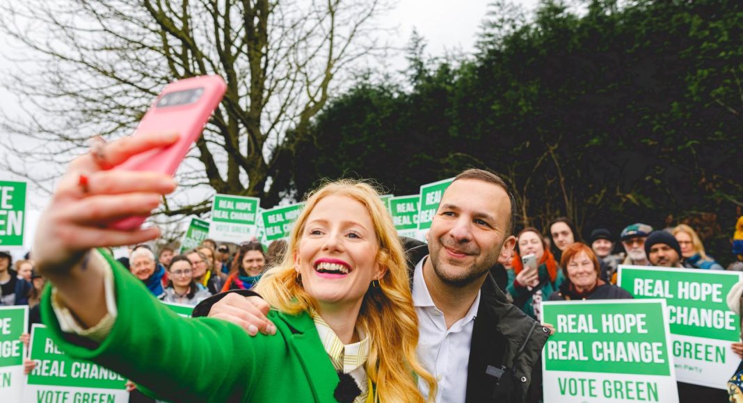Hannah Spencer and Zack Polanski of the Green Party (photo: Green Party of England and Wales)