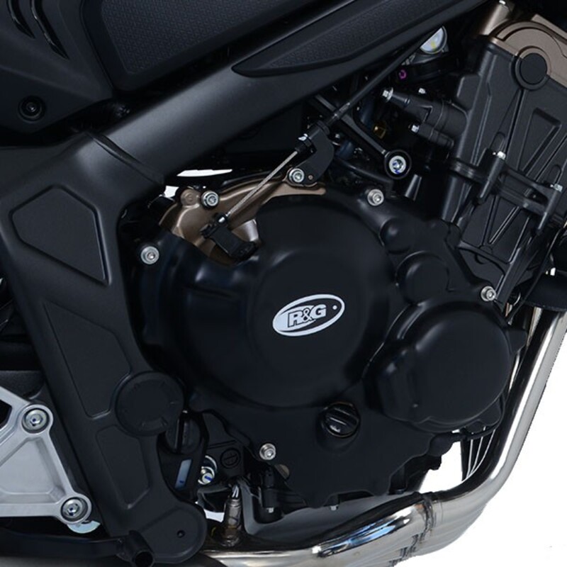 R&G RACING Race Series Left Engine Case Protection Cover – Black Honda CB650R/CBR650R