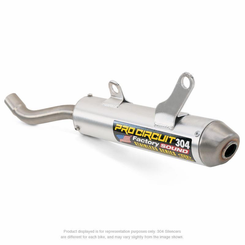 PRO CIRCUIT 304 Demper – Geborsteld aluminium met roestvrijstalen eindkap