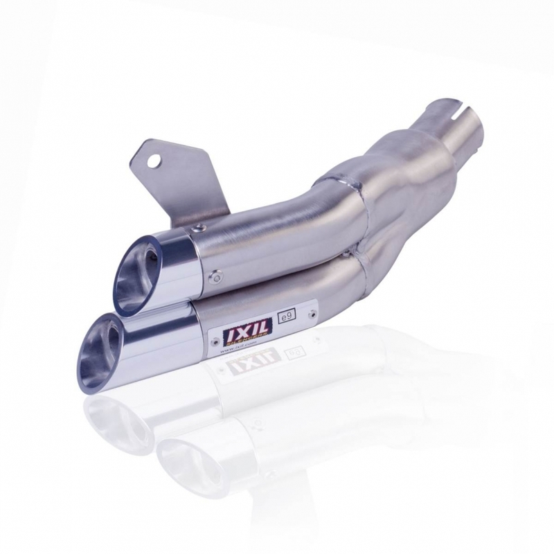IXIL Dual Hyperlow L2X Silencer Stainless Steel / Aluminium polished – Honda CB600F-S – XH6348V