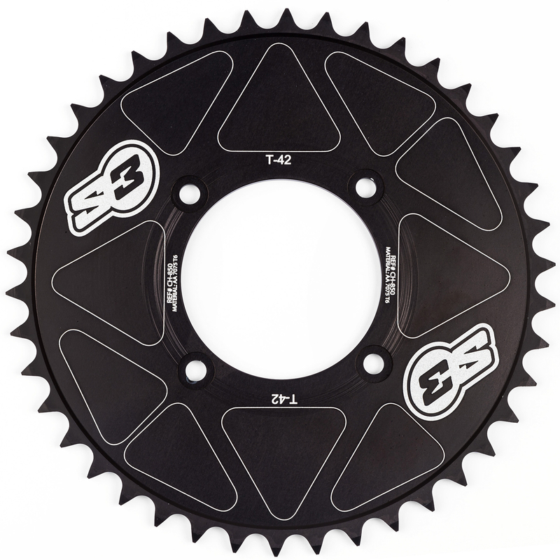 S3 Laser FIM Aluminium ultralicht hard geanodiseerd achtertandwiel CH-850 – 520