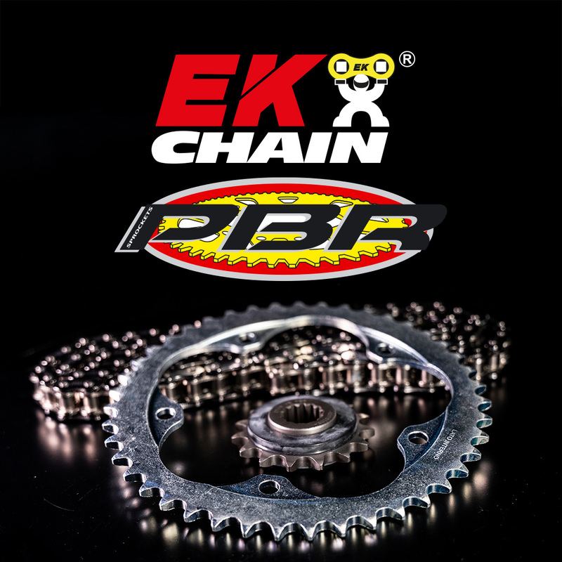 EK/PBR Kettingkit 520SRX2 14/43 – standaard Achtertandwiel