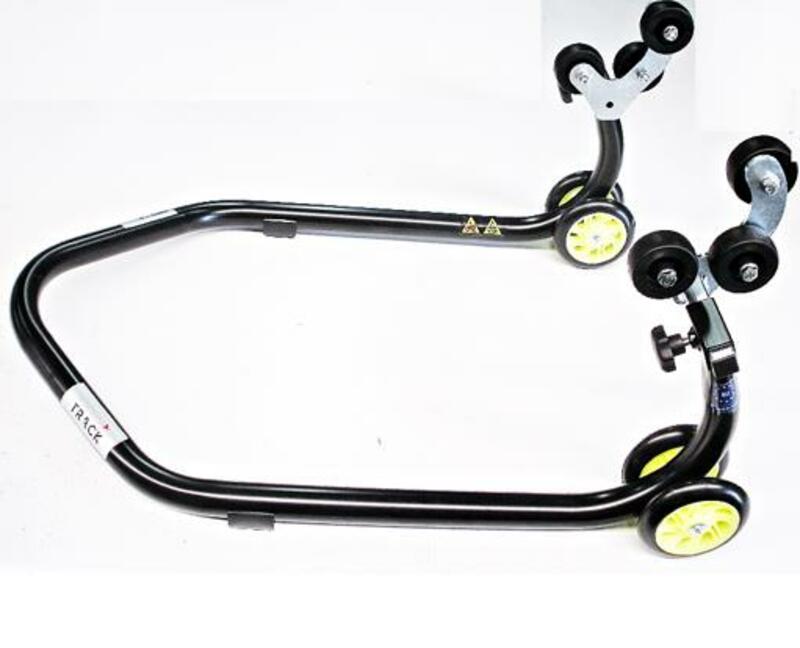Béquille de stand arrière BIHR Home Track noir mat démontable support inclus Quad/ATV