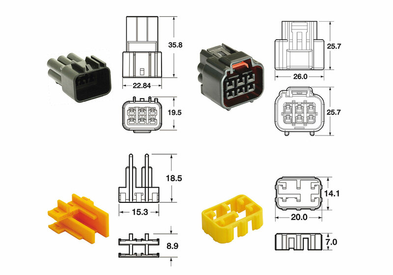 CONNECTORSET FRKW 5 POLIG 6 POLEN-5 VOLLEDIGE SETS TYPE 090 FRKW FW