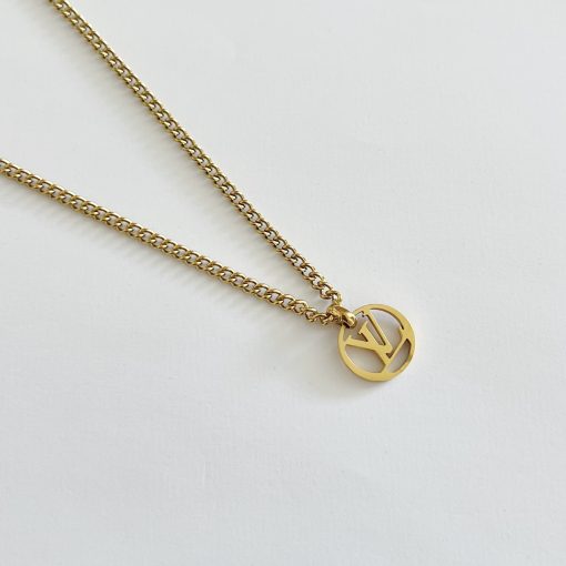 'Reworked Louis Vuitton Signature - Necklace'