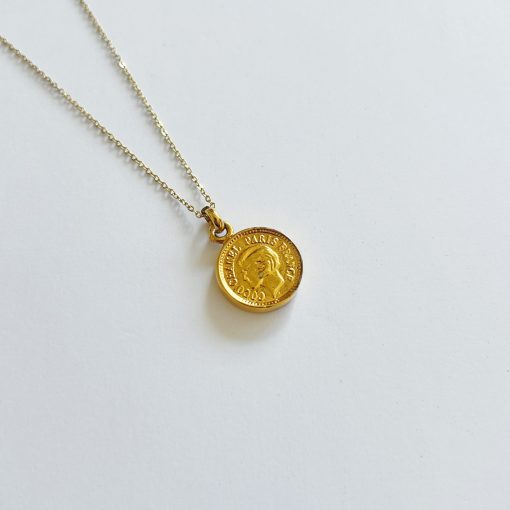 'Reworked Chanel Coin 1976 - Necklace' - Image 2