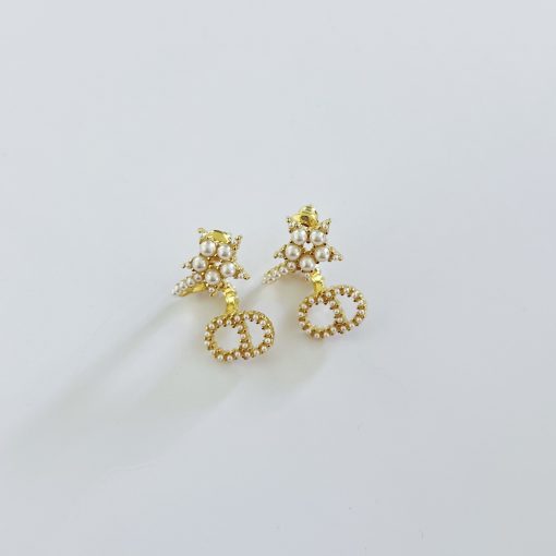 'Reworked Dior Special Edition Pearl - Earrings'