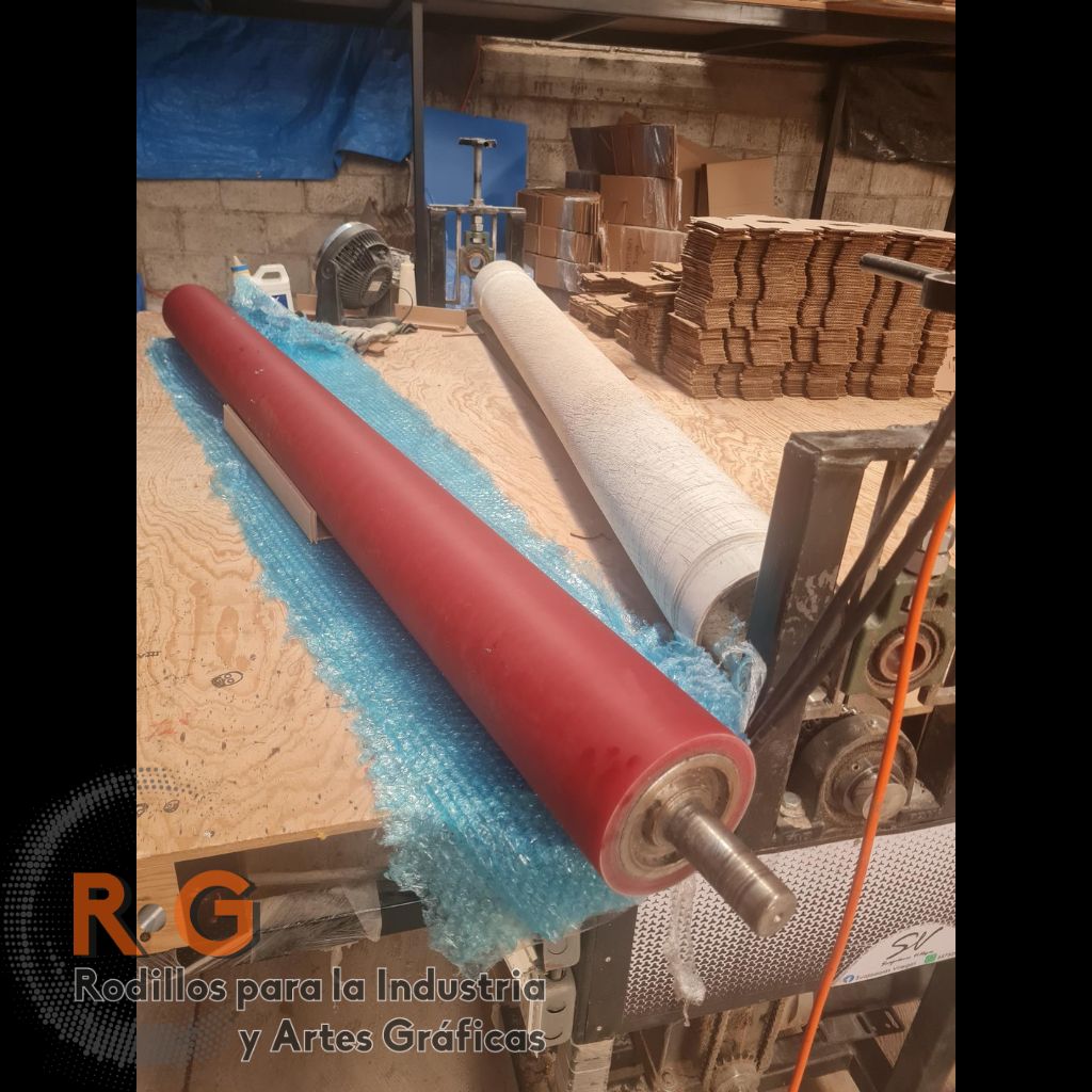 Recubrimiento de rodillos