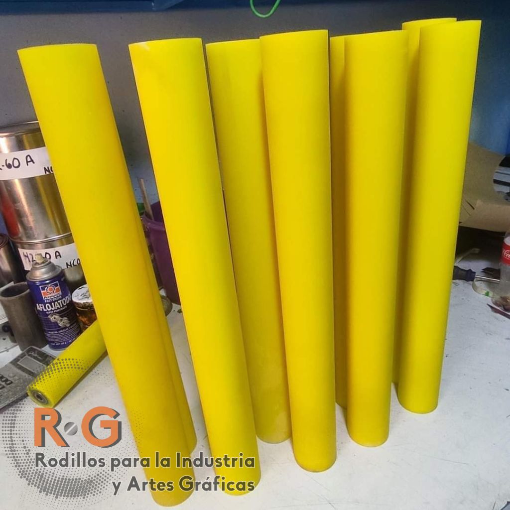 Recubrimiento de rodillos