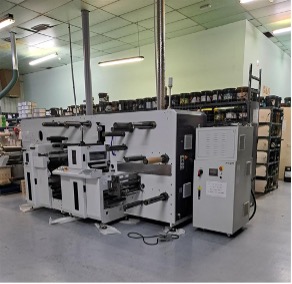 TOP330PLUS2 digital finishing machine at ETPA in Greece producing die-cut labels