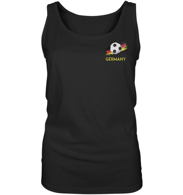 flag-of-germany-with-brush-effect-12151893 - Ladies Tank-Top