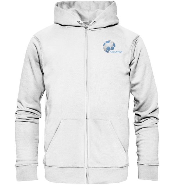 Argentina Fussball in Nationalfarben_8363655 - Organic Zipper