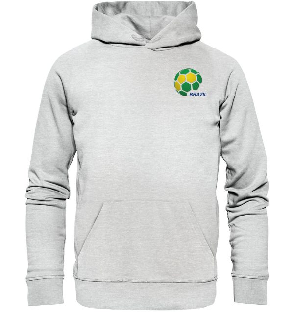 Brazil Fussball in Nationalfarben_8363086 - Premium Unisex Hoodie