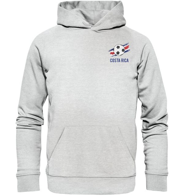 flag-of-costa-rica-with-brush-effect_12066329 - Premium Unisex Hoodie