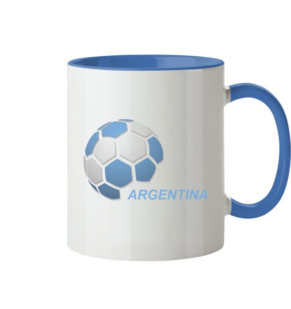 Argentina Fussball in Nationalfarben_8363655 - Tasse zweifarbig