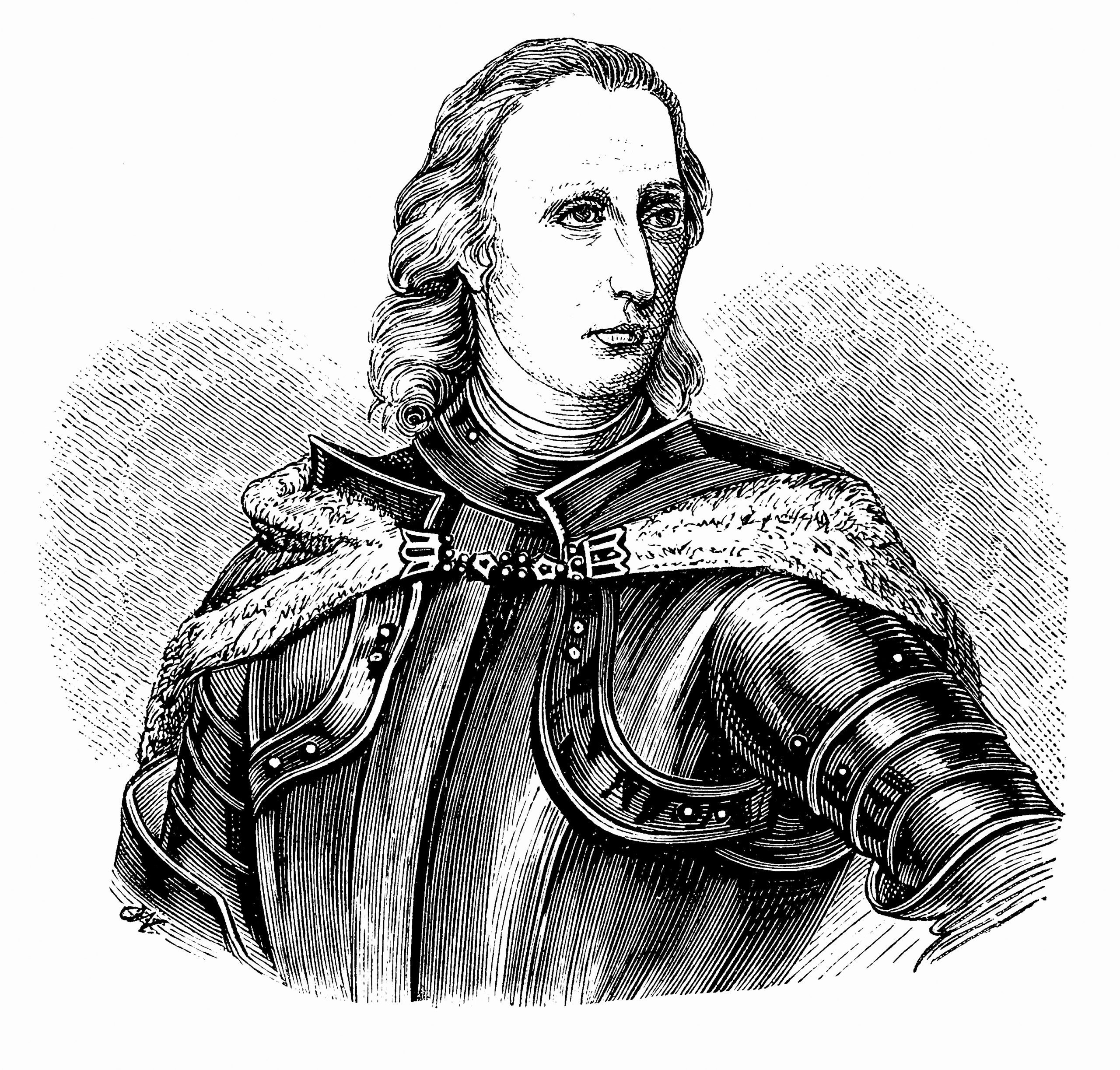 Illustration of a Christian I. King of Denmark - gettyimages