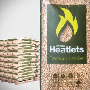 Heatlets Premium træpiller, 6 mm, 10 kg., 900 kg.