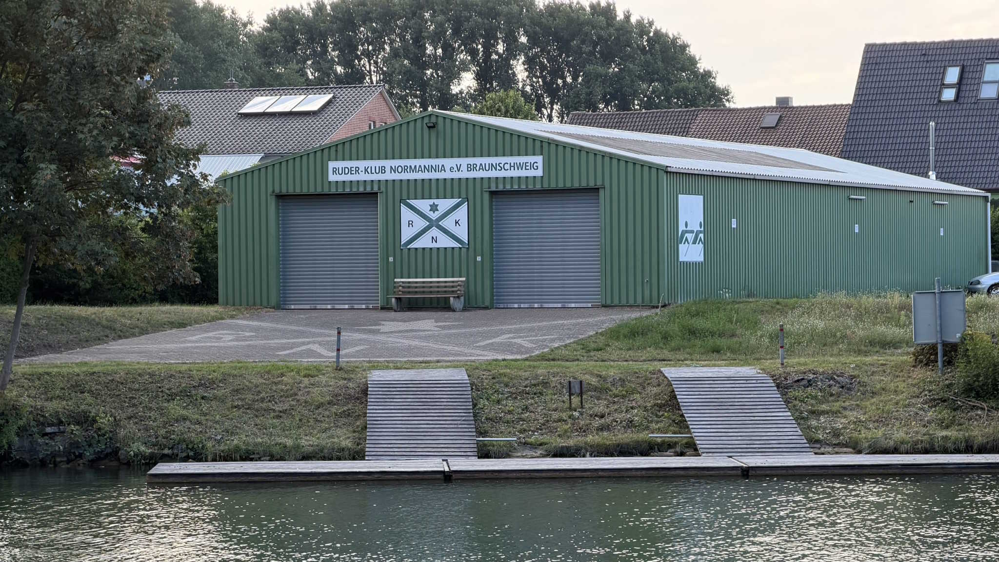Bootshaus des Ruder-Klubs Normannia in Braunschweig-Thune