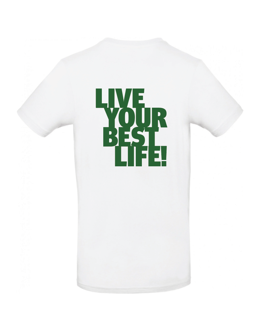 T-shirt coton Live your best life Basic+