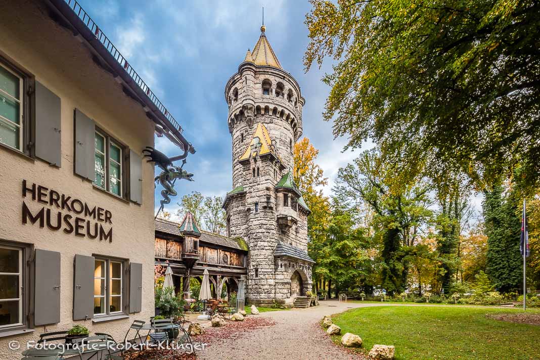 Der Mutterturm und das Herkomer Museumin Landsberg am Lech
