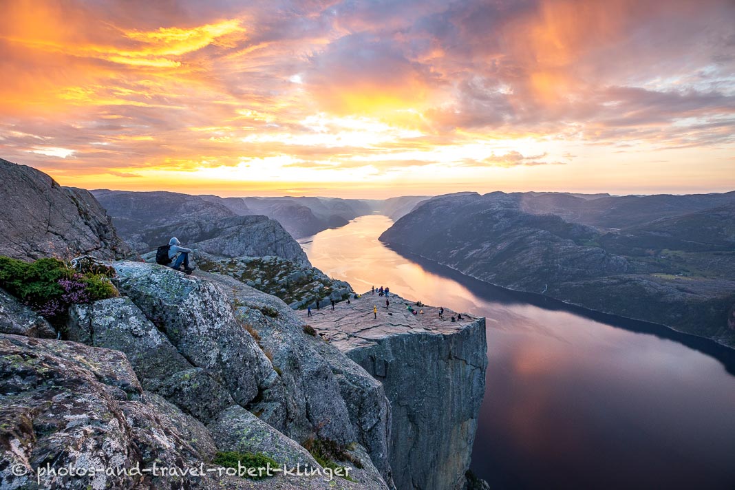 Der Preikestolen am Lysefjord in Norwegen