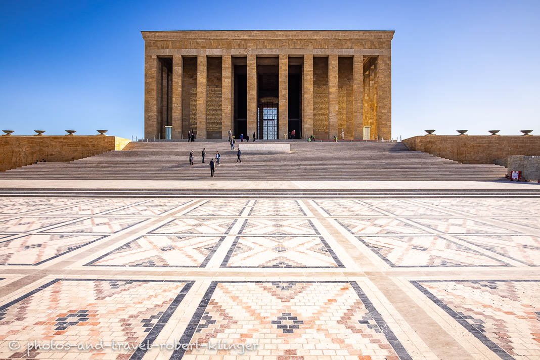 Anitkabir, das Mausoleums des türkischen Staatsgründers Mustafa Kemal Atatürk in Ankara