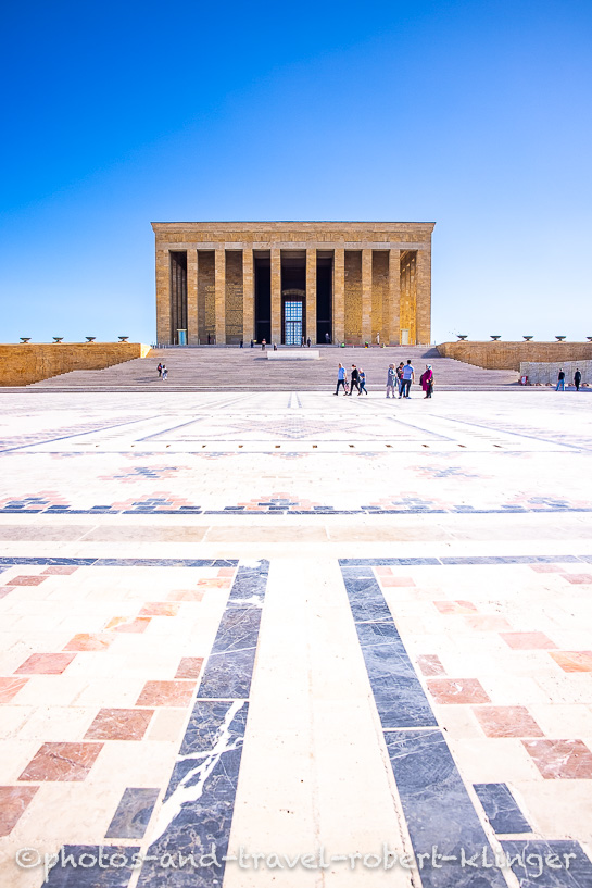 Anitkabir, das Mausoleums von Mustafa Kemal Atatürk in Ankara