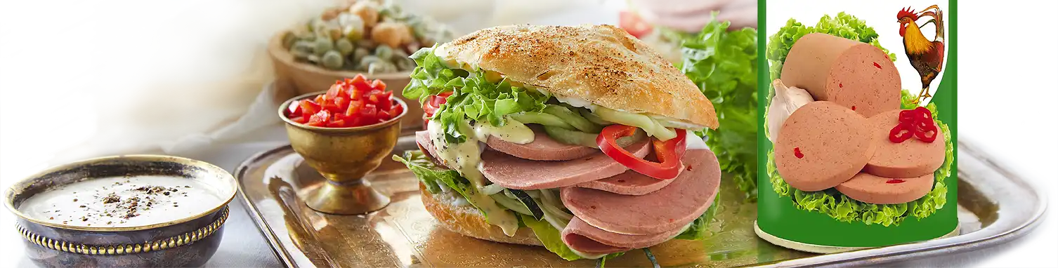 Robert Halal Chicken Luncheon meat Sandwich